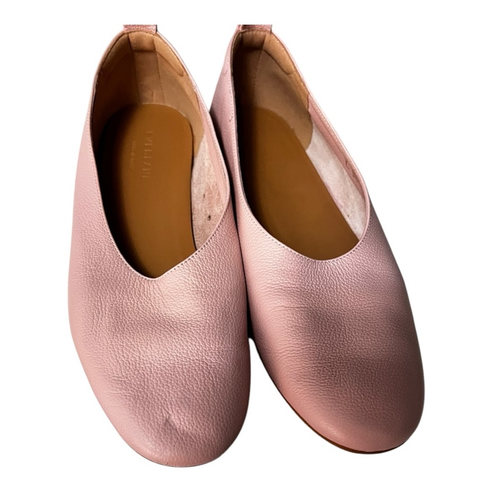 Elegant Pink Leather everlane flats